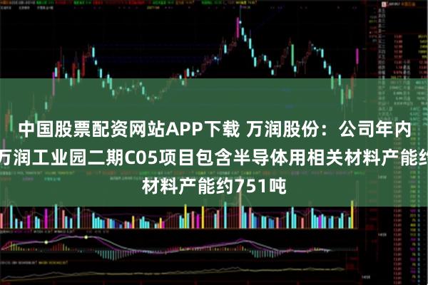 中国股票配资网站APP下载 万润股份：公司年内启动的万润工业园二期C05项目包含半导体用相关材料产能约751吨